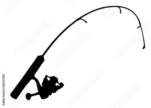 Fishing rod for fishing.