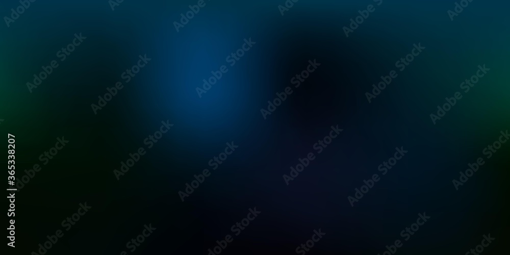 Dark Blue, Green vector blur template.