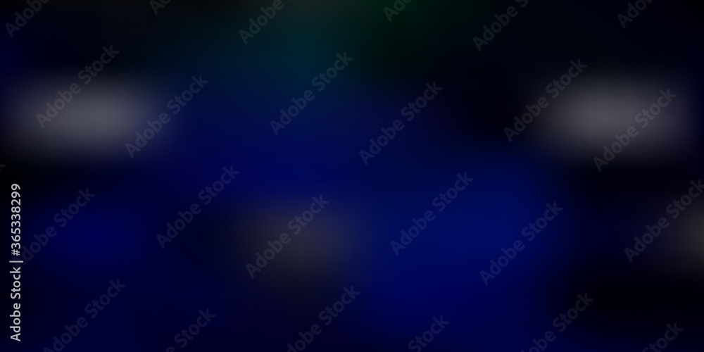 Dark multicolor vector abstract blur layout.
