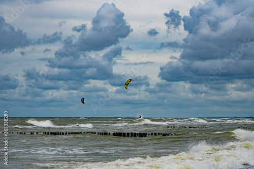 strong waves on the sea against the sky