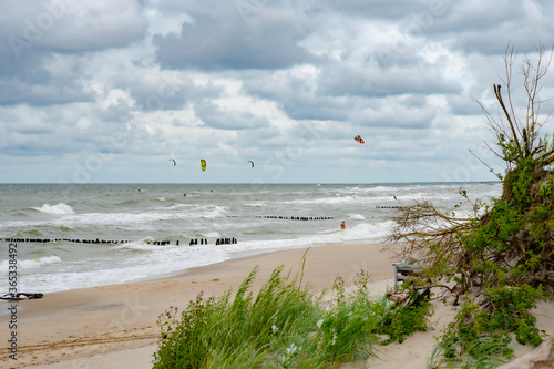 sandy beach on the beach