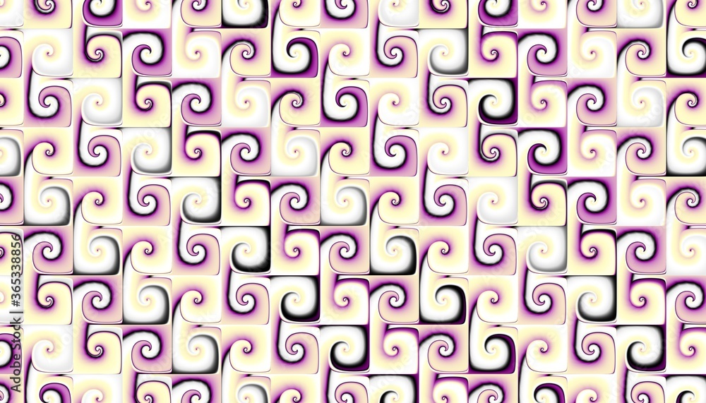 Abstract digital fractal pattern. Abstract ornamental texture of spirals. Abstract digital fractal pattern. Abstract ornamental texture of spirals.