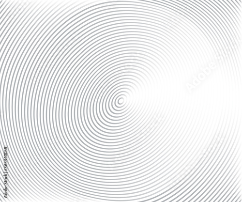 Concentric Circle Elements, Backgrounds. Abstract circle pattern. Black and white graphics