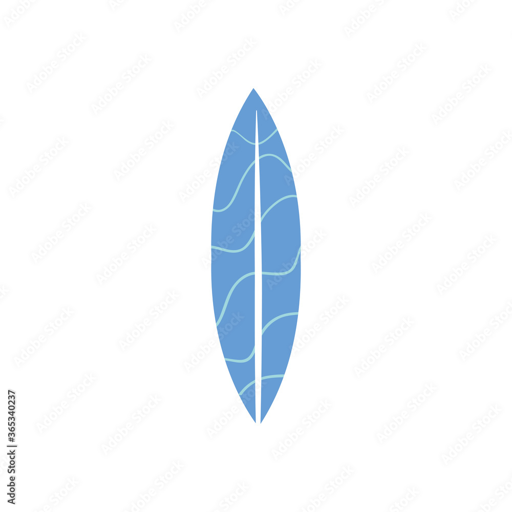 tropical long leaf icon, flat style tropical long leaf icon, flat style