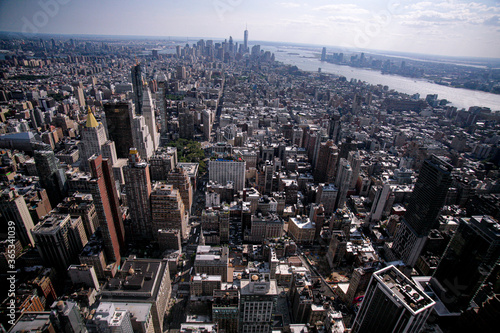New york city ariel view