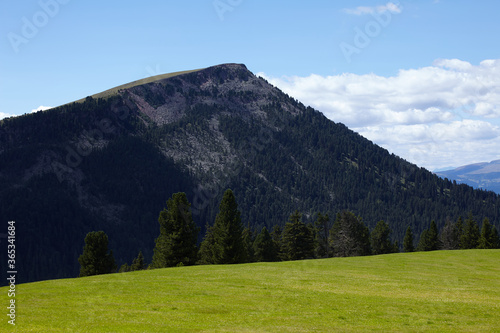 mountain landscape in summer, Funes valley