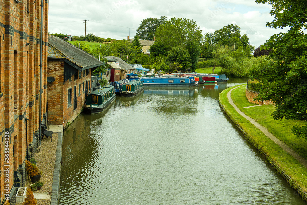 View from the bridge in landscape.