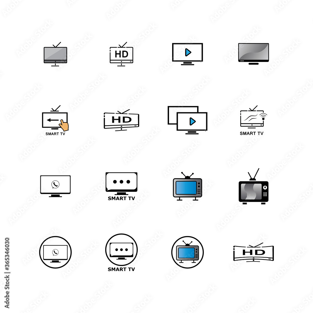 TV , LCD, LED, monitor icon vector illustration TV , LCD, LED, monitor icon vector illustration