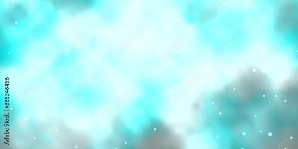 Light BLUE vector pattern with abstract stars. Shining colorful illustration with small and big stars. Best design for your ad, poster, banner. Light BLUE vector pattern with abstract stars. Shining colorful illustration with small and big stars. Best design for your ad, poster, banner.
