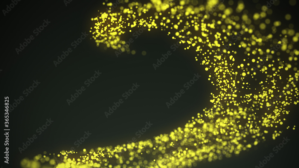 Abstract shining gold wave with glittering particles. Shimmering sparkles shine, abstract magic bright sparks in wave motion. Luxury layout background. Abstract shining gold wave with glittering particles. Shimmering sparkles shine, abstract magic bright sparks in wave motion. Luxury layout background.