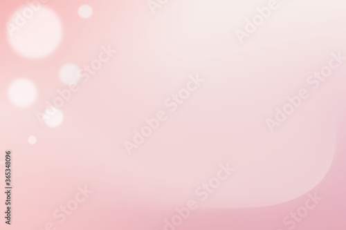 Abstract ligh pink light Bokeh background Soft white mist with copy space.