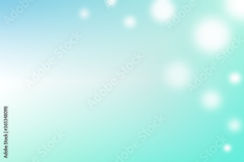 Light blue bokeh abstract background