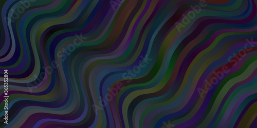 Wallpaper Mural Dark Pink, Blue vector texture with curves. Torontodigital.ca