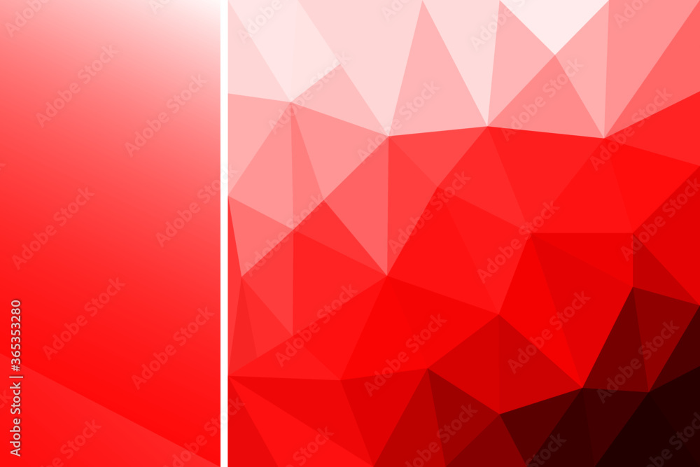 Obraz premium Red abstract background polygon. Geometric backdrop.
