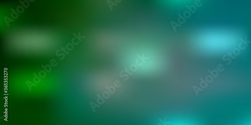 Light blue, green vector blur background.