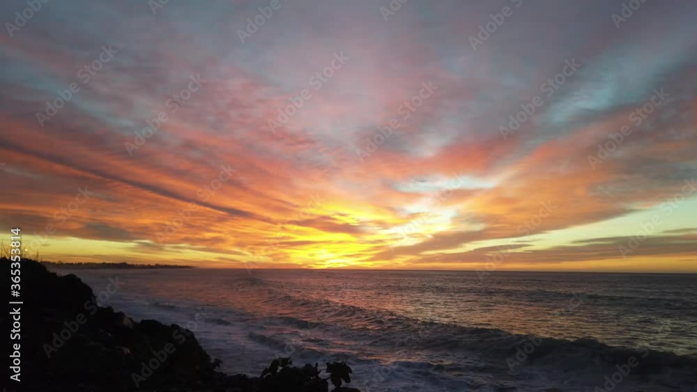 sunrise by the sea in new zealand sunrise by the sea in new zealand