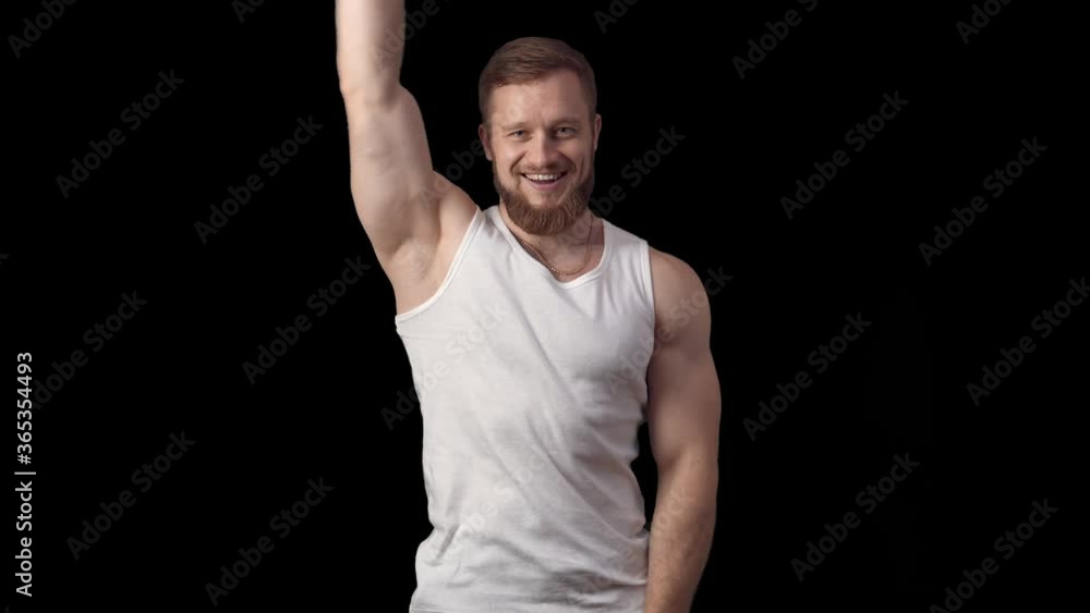 Fun dancing. The man is cheerful. Laughter and joy. Fooling around and joking. High quality 4k footage Fun dancing. The man is cheerful. Laughter and joy. Fooling around and joking. High quality 4k footage