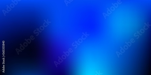 Dark BLUE vector gradient blur template.