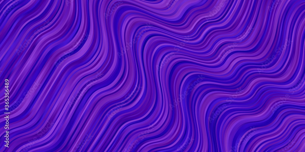 Light Purple vector template with curved lines. Brand new colorful illustration with bent lines. Smart design for your promotions. Light Purple vector template with curved lines. Brand new colorful illustration with bent lines. Smart design for your promotions.