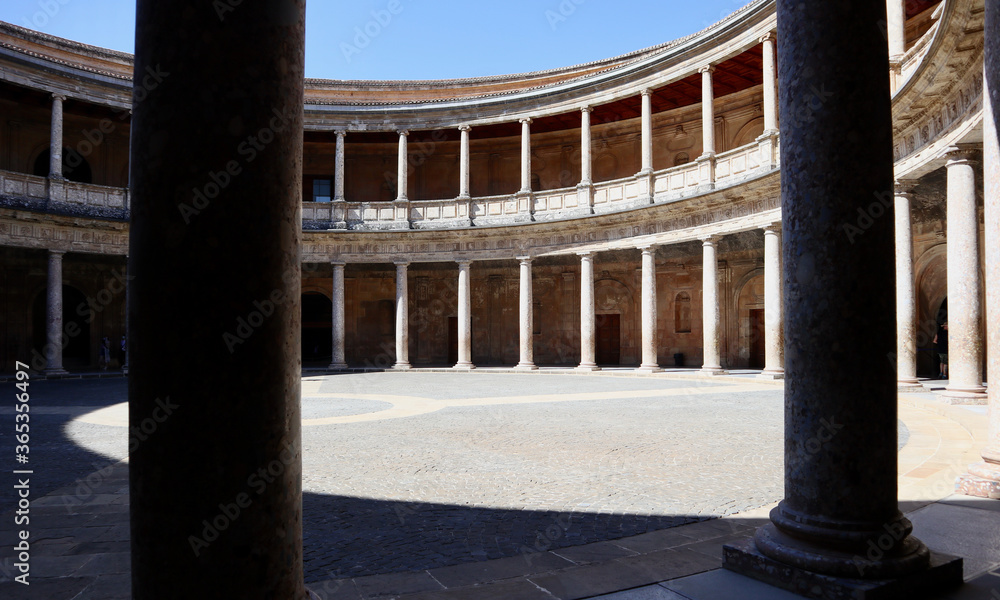 Palace of Charles V in the Alhambra of Granada