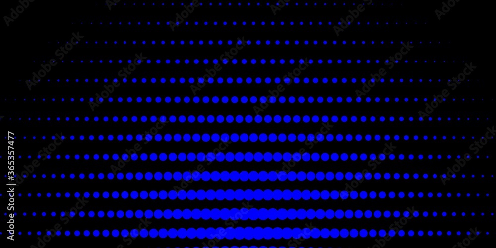 Dark BLUE vector pattern with spheres. Illustration with set of shining colorful abstract spheres. Design for your commercials. Dark BLUE vector pattern with spheres. Illustration with set of shining colorful abstract spheres. Design for your commercials.