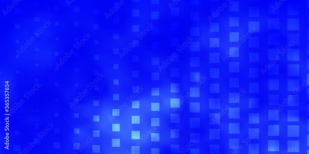 Light BLUE vector template with rectangles. Abstract gradient illustration with rectangles. Best design for your ad, poster, banner.