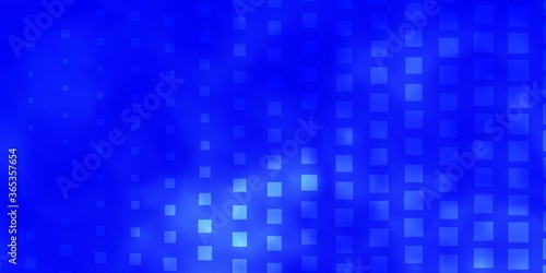 Light BLUE vector template with rectangles. Abstract gradient illustration with rectangles. Best design for your ad, poster, banner.