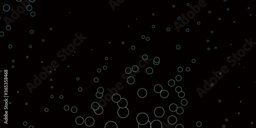Dark Blue, Yellow vector backdrop with dots. Colorful illustration with gradient dots in nature style. Pattern for wallpapers, curtains.