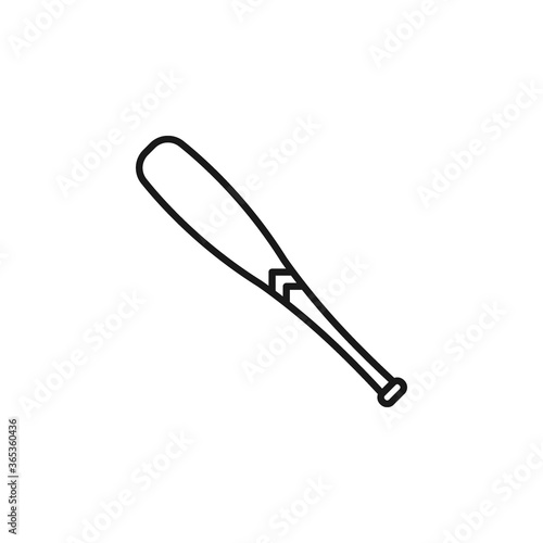 Baseball bat icon vector illustration
