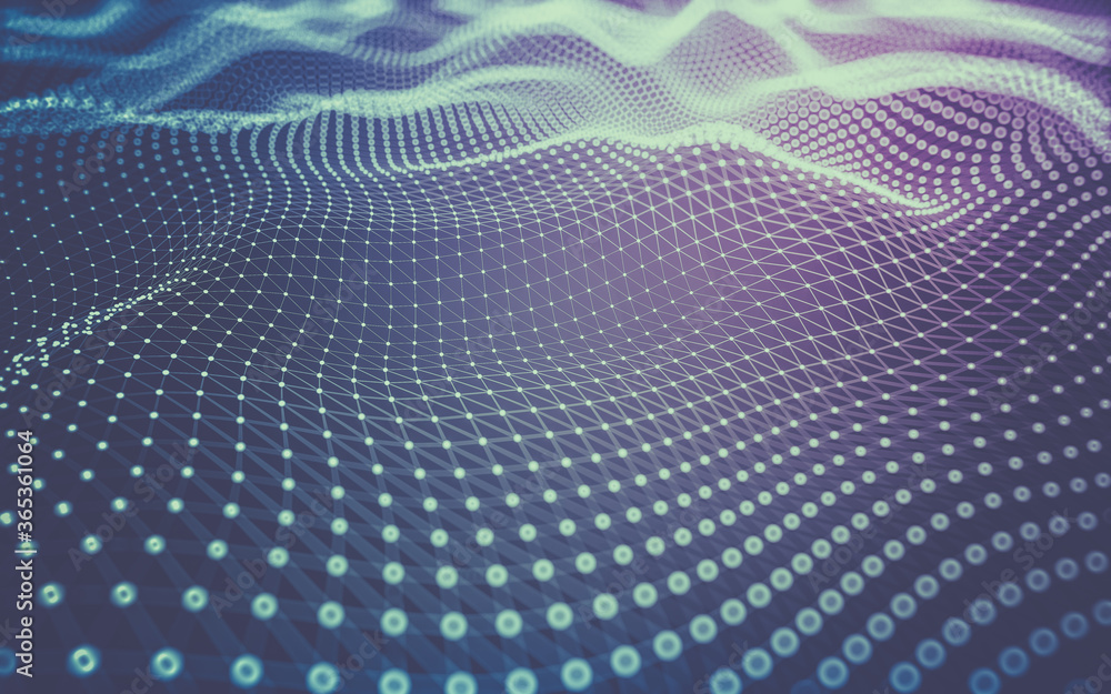 Abstract background. Molecules technology with polygonal shapes, connecting dots and lines. Connection structure. Big data visualization. Abstract background. Molecules technology with polygonal shapes, connecting dots and lines. Connection structure. Big data visualization.