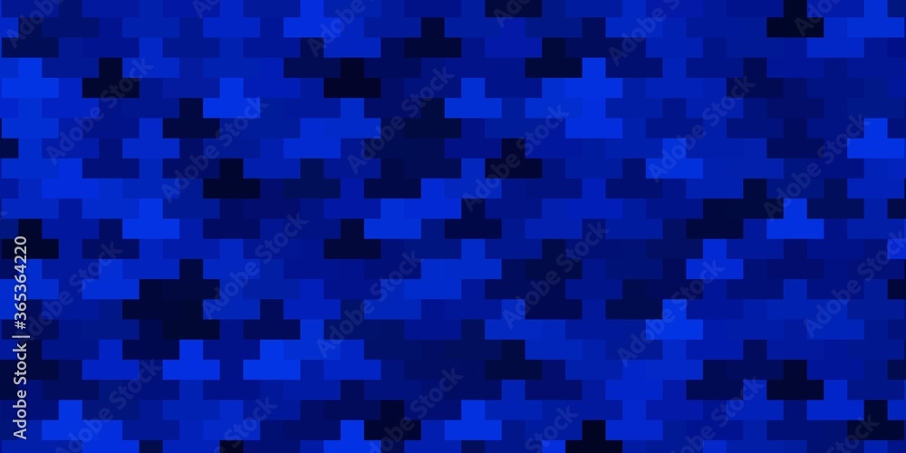 Dark BLUE vector background in polygonal style. Rectangles with colorful gradient on abstract background. Pattern for commercials, ads.