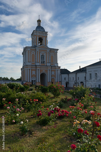 Khutyn Monastery .Veliky Novgorod. Bell tower