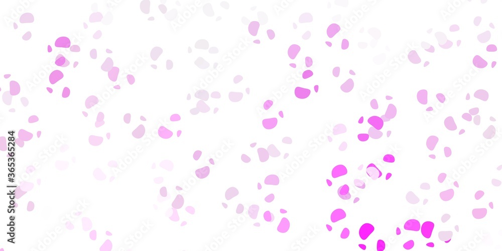 Light pink, yellow vector pattern with abstract shapes. Light pink, yellow vector pattern with abstract shapes.