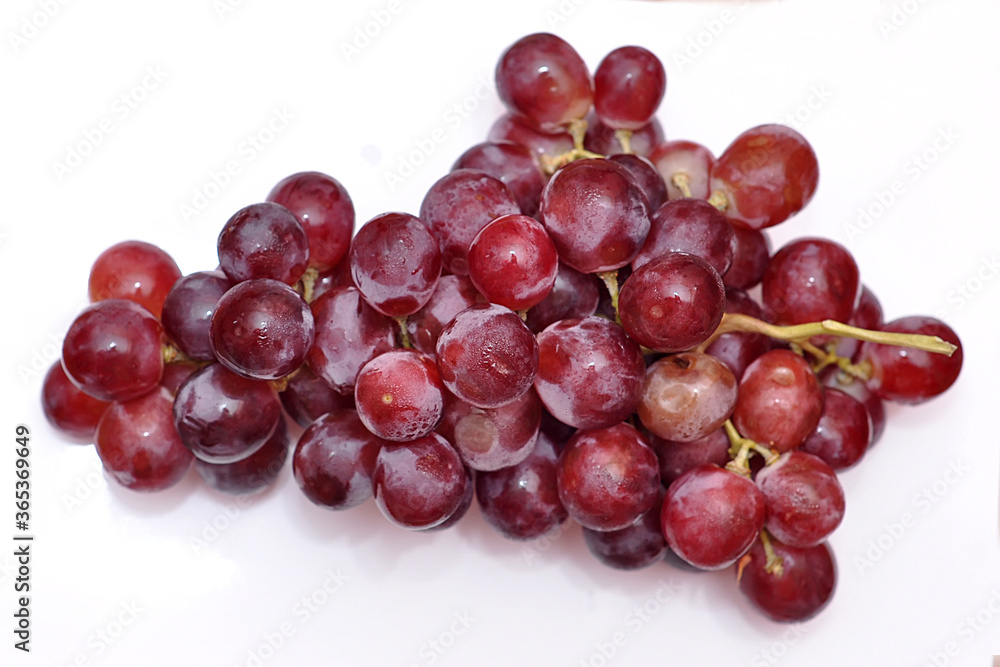fresh grapes isolated white background fresh grapes isolated white background