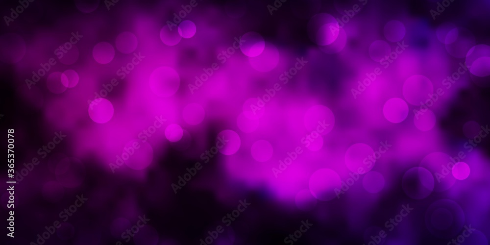 Dark Pink vector background with bubbles. Illustration with set of shining colorful abstract spheres. New template for a brand book. Dark Pink vector background with bubbles. Illustration with set of shining colorful abstract spheres. New template for a brand book.