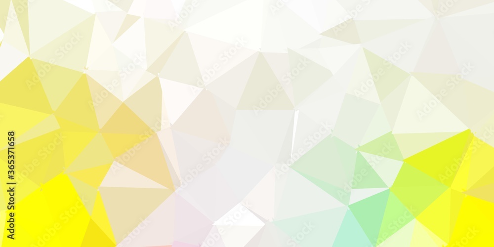 Light multicolor vector abstract triangle background.