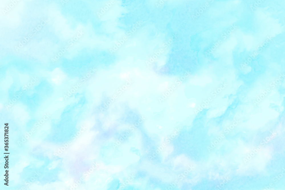 Obraz premium Watercolor abstract background light blue 4689