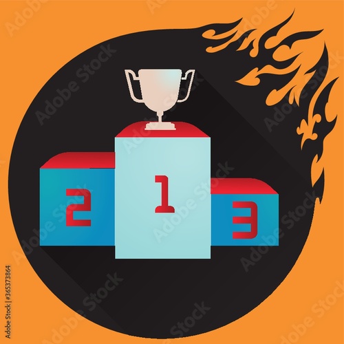 winners podium