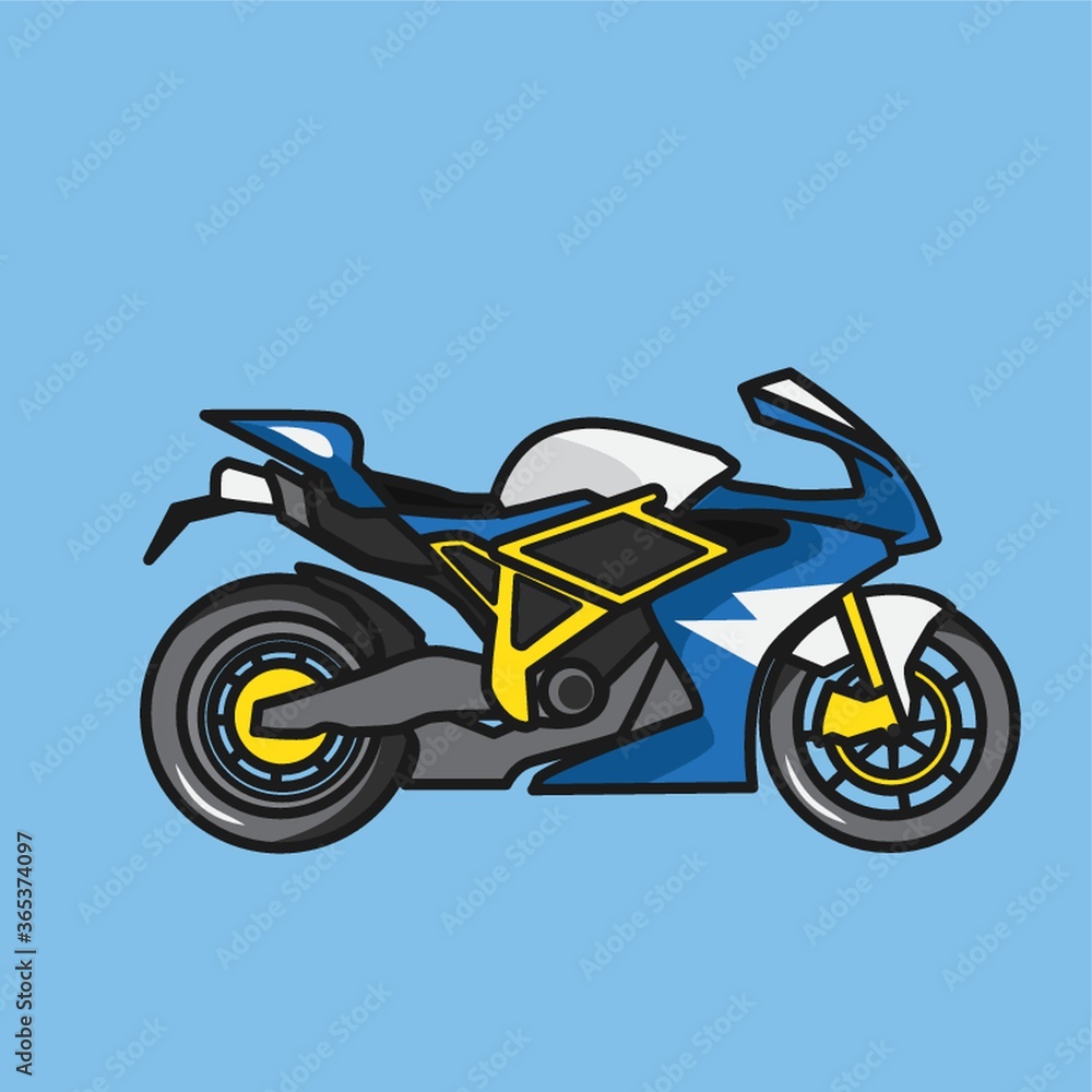 Fototapeta premium sports motorbike