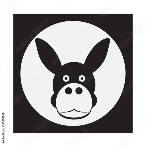 donkey silhouette