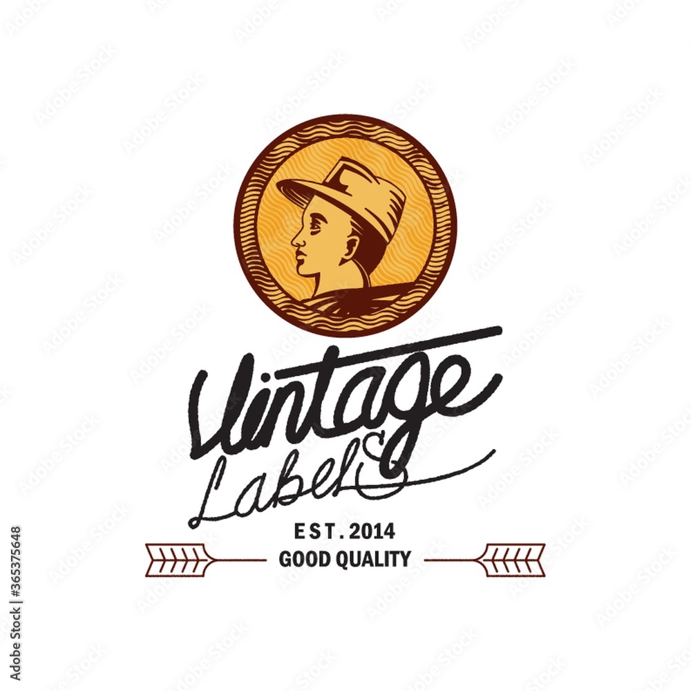 Fototapeta premium vintage label