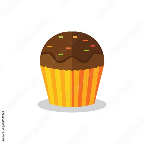 cupcake with sprinkles
