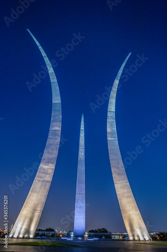 Schilderij op canvas Air Force Memorial. Arlington, Virginia USA