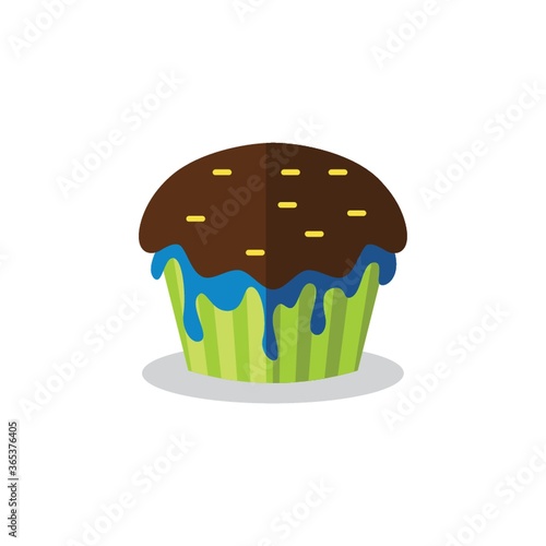 cupcake with sprinkles