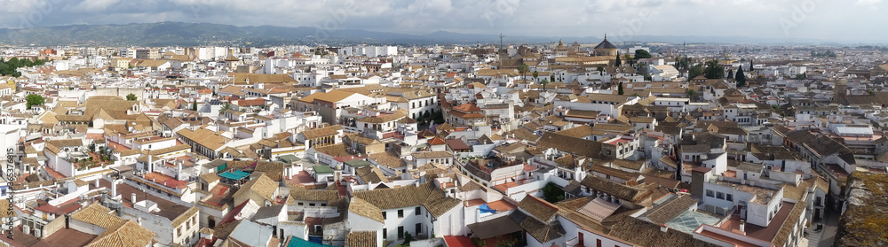 View over the Roman city of Cordoba in Spain