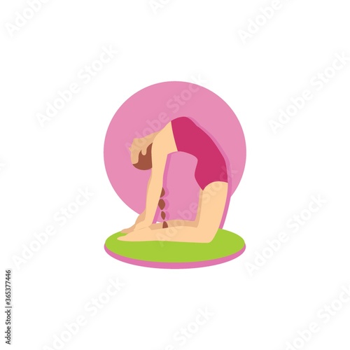 camel pose