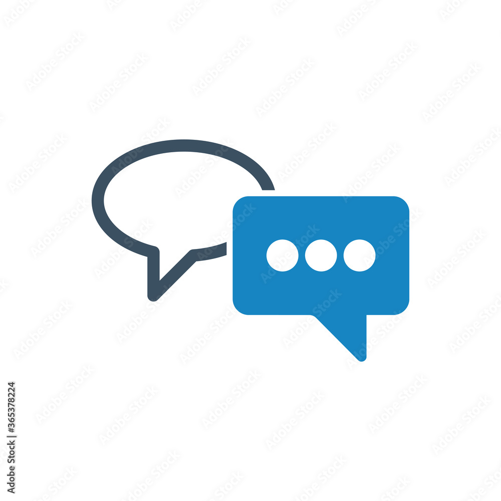 Fototapeta premium Bubble chat icon