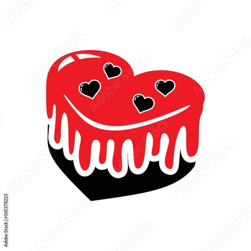 heart shape cake