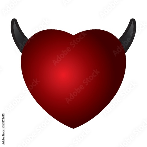 heart with horns