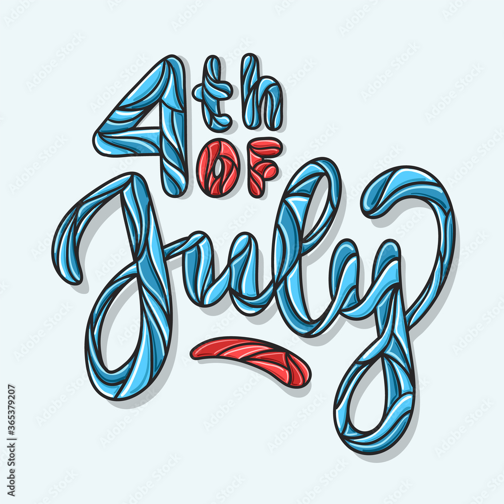 happy 4th of July vector illustration happy 4th of July vector illustration